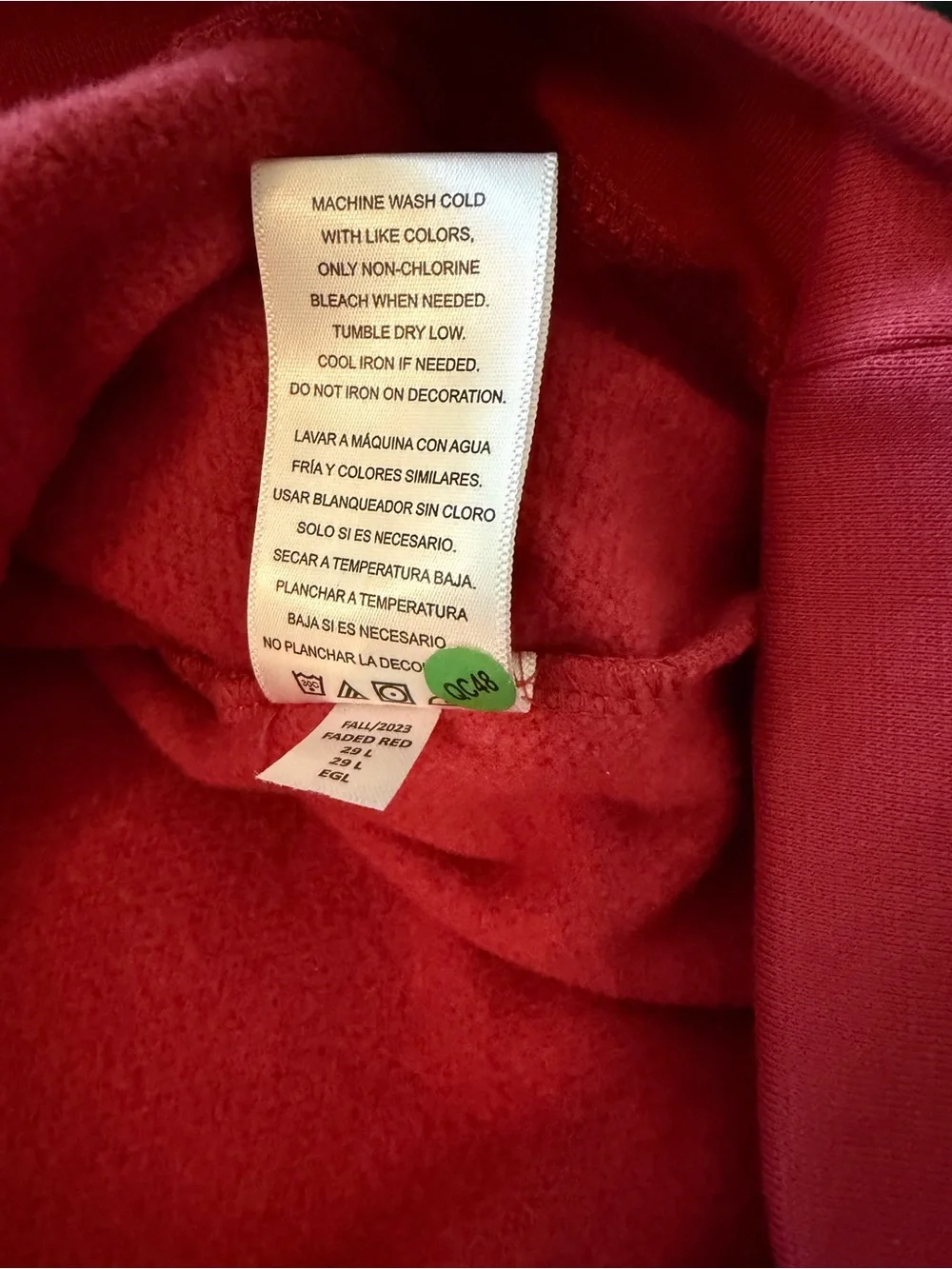 Life Is Good Men's Muted Red 'Happy Hour' Pullover Hoodie - Picture 7 of 7